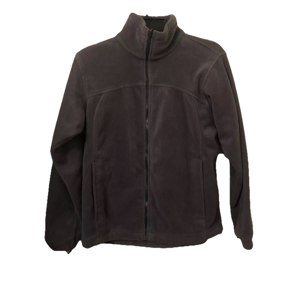 Columbia Womens Fleece Jacket Black Full Zip Up Size S
